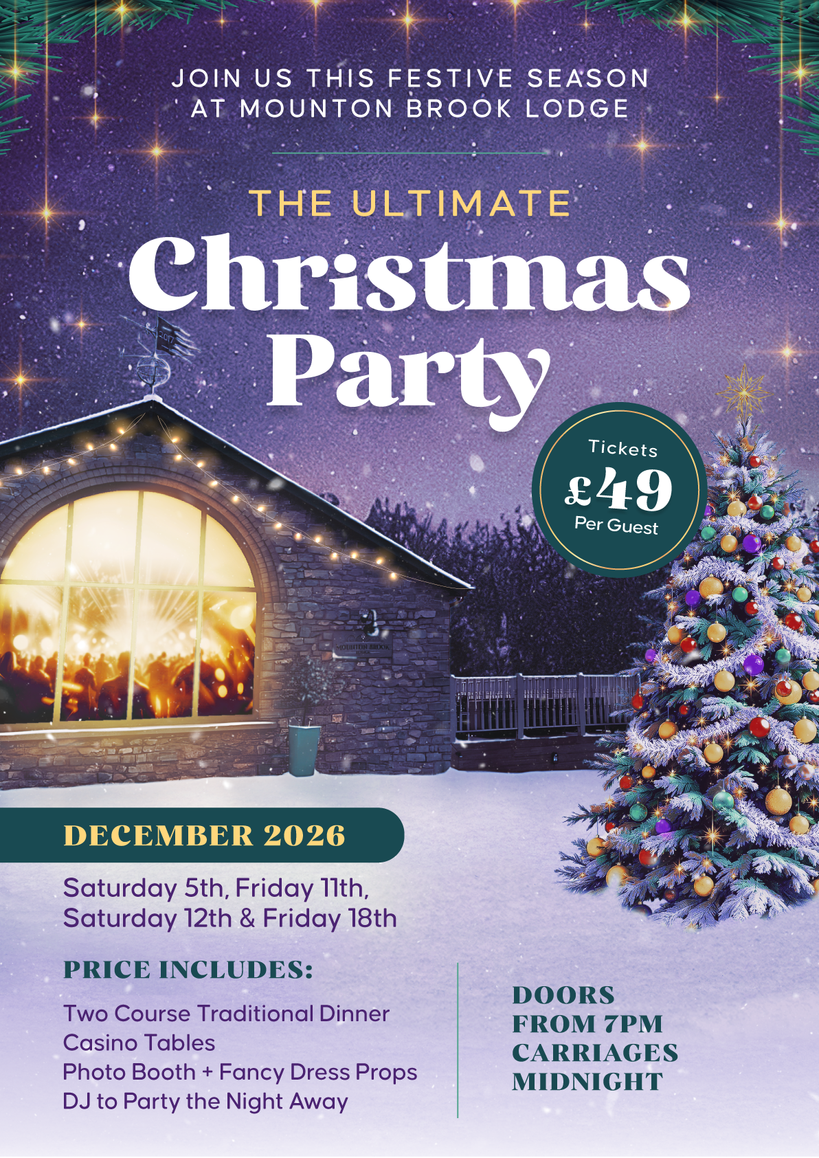 The Ultimate Christmas Party - 12th Dec 26